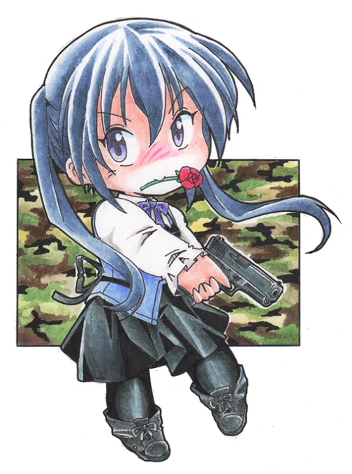 #おまえらの迷彩を見せろ下さい 手描き迷彩は地味に面倒くさい 