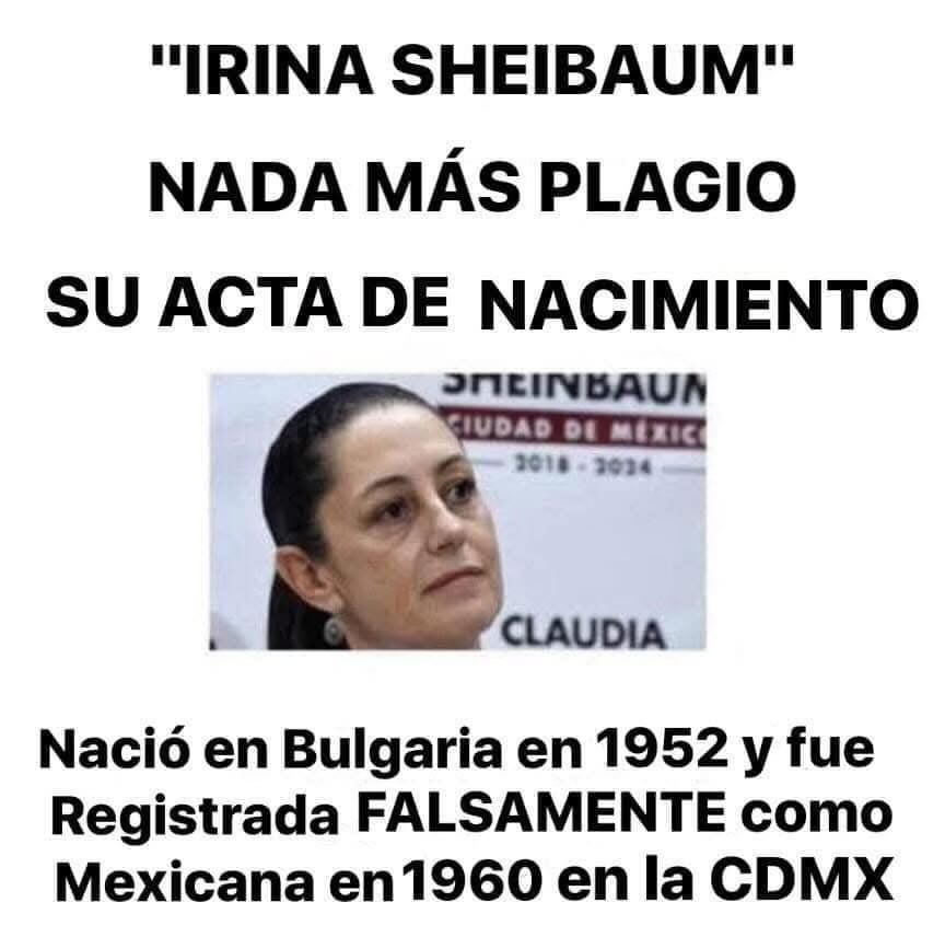 kahoca's tweet image. Todo en su vida es falso.
 Ni se llama Claudia, ni es mexicana y mucho menos presidente