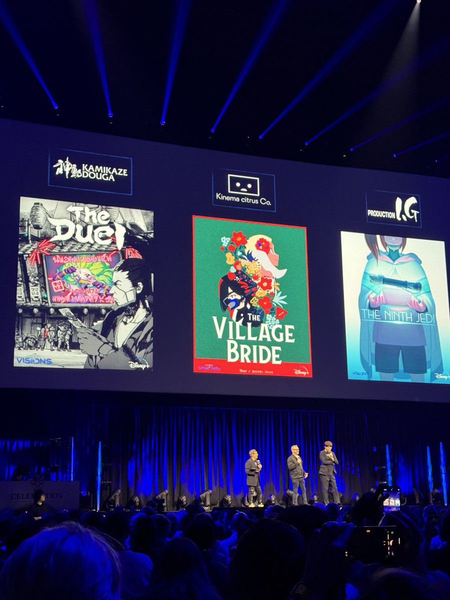 operator_'s tweet image. Trois épisodes de studios japonais auront une suite dans Visions volume 3 #starwarsvisons3 #starwarscelebration