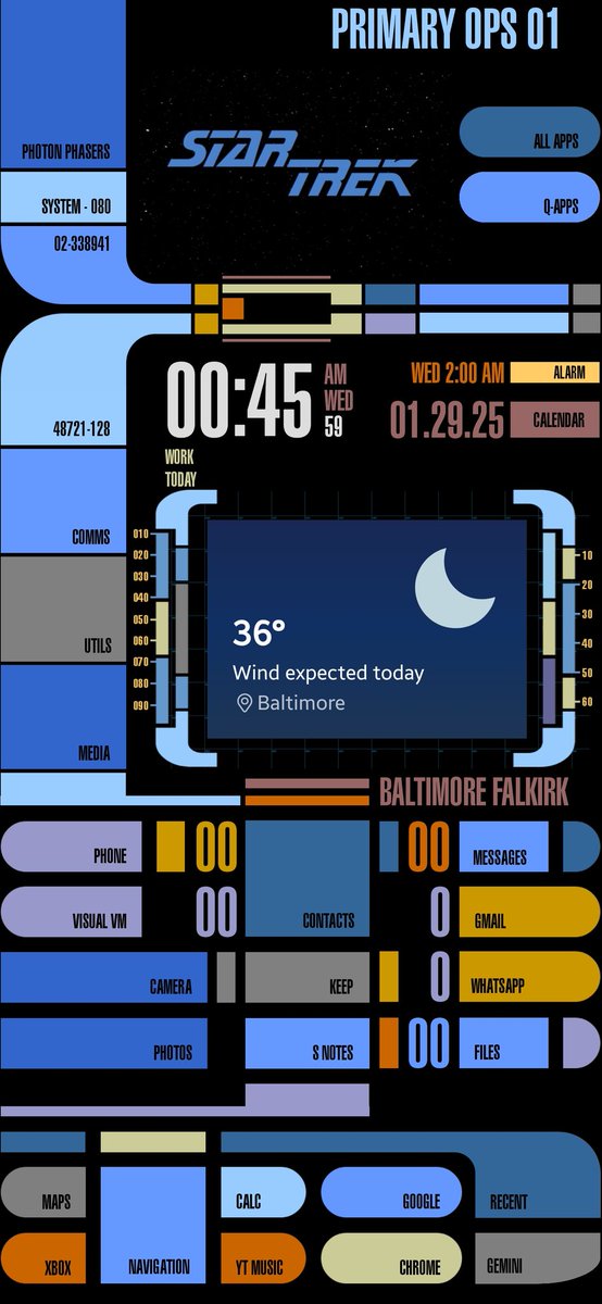 jay_woolridge's tweet photo. @Sharon_Bava #StarTrek #tng @SamsungMobile #24ultra with @GeminiApp at the core. I thought this OS overlay was appropriate. @TREK_Apps https://t.co/kJX6s3Ihtr