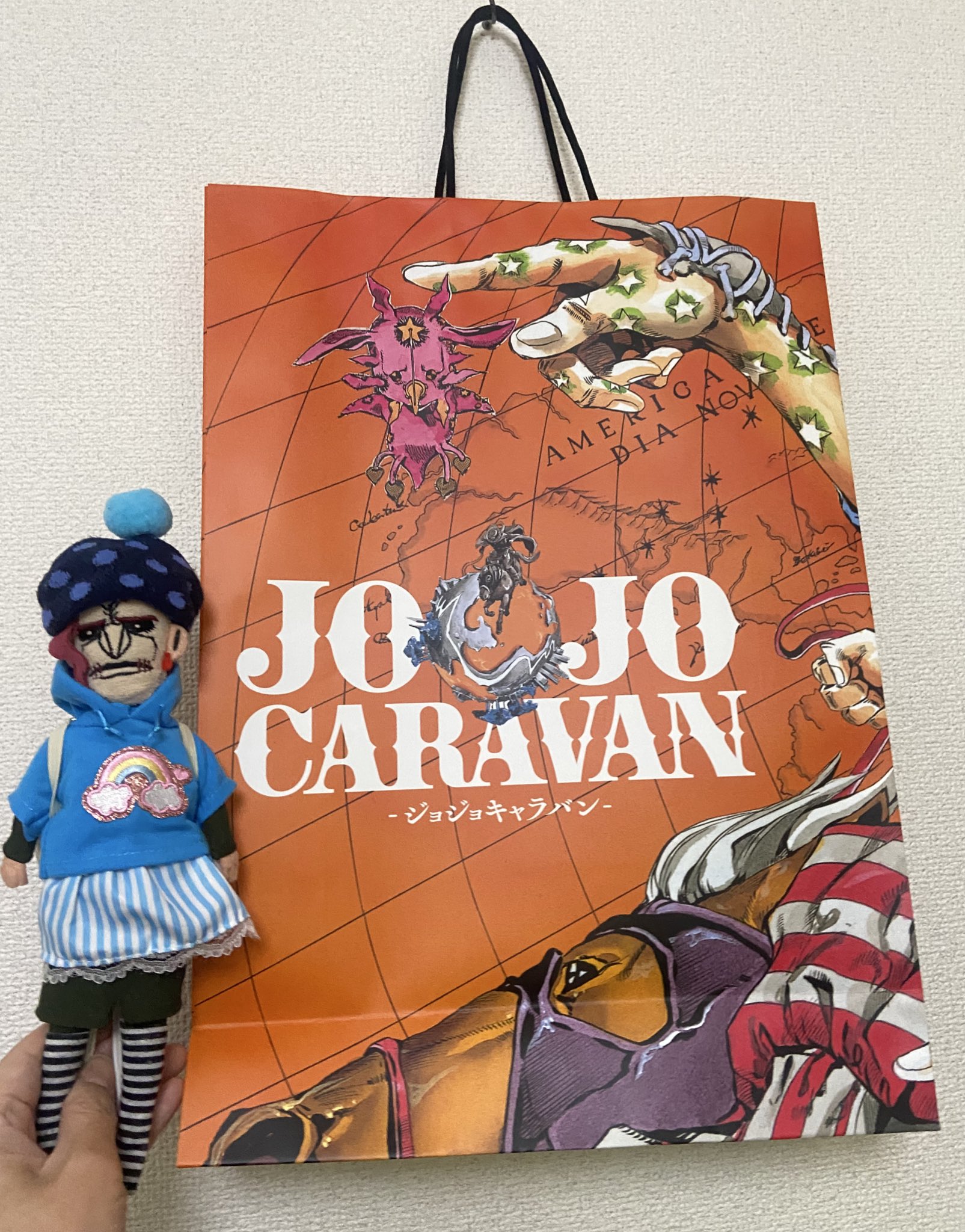 ジョジョキャラバン　ポスター3種＆ショッパーセット 会場限定】 ジョジョキャラバン B2ポスター 3種セット A B C ②