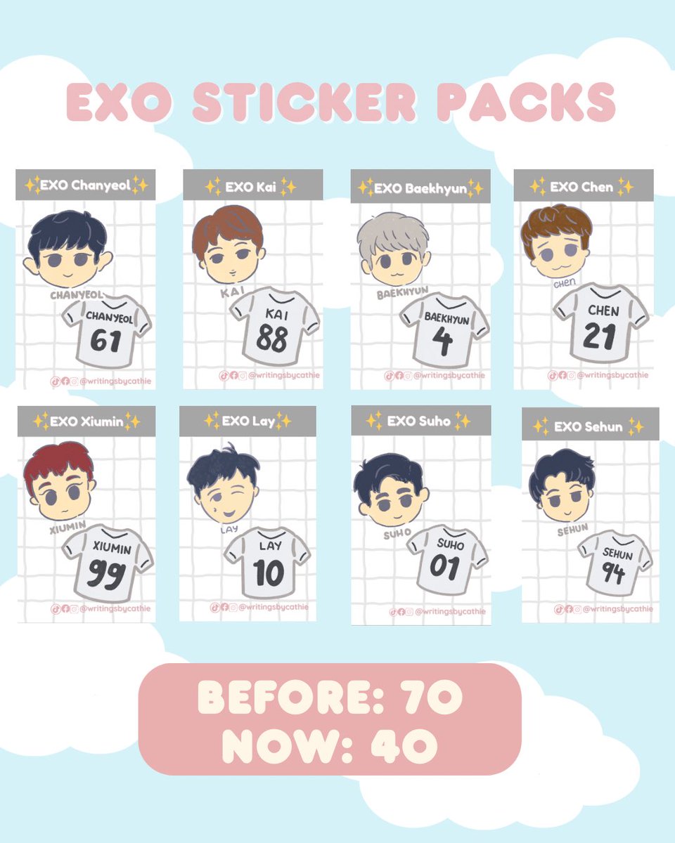 wbycathie's tweet photo. Hi my online shop is now open and clearance sale is ongoing! You can browse through EXO and Taylor Swift fanmade merch! 

Link: https://t.co/kULE1IVWwd

#EXO #TaylorSwift #fanmade https://t.co/ZOtN1ft3gq