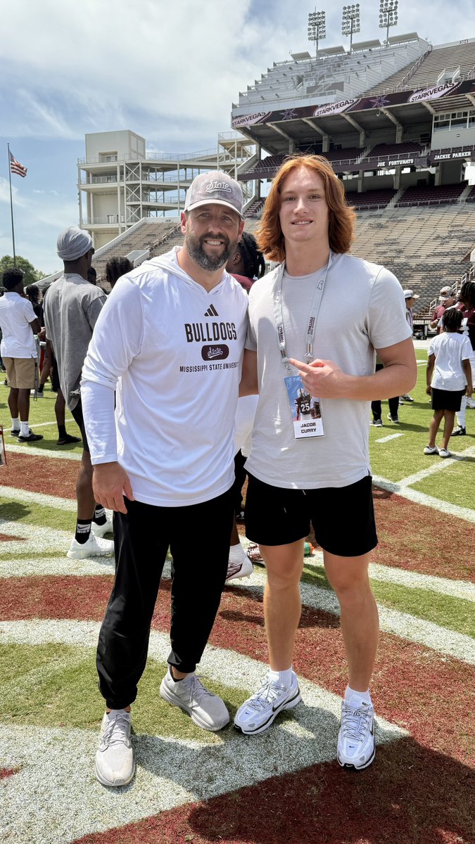 Jacob Curry (@jacobc2026) on Twitter photo Had a great day at <a href="/HailStateFB/">Mississippi State Football</a>. Appreciate the hospitality and looking forward to being back in June. <a href="/CoachHutzler/">Coleman Hutzler</a> <a href="/ethompson40/">E. Thompson Jr.</a> <a href="/CoachDrafts/">Collin Drafts</a> <a href="/CoachRGarth/">Coach G</a> Had a great day at <a href="/HailStateFB/">Mississippi State Football</a>. Appreciate the hospitality and looking forward to being back in June. <a href="/CoachHutzler/">Coleman Hutzler</a> <a href="/ethompson40/">E. Thompson Jr.</a> <a href="/CoachDrafts/">Collin Drafts</a> <a href="/CoachRGarth/">Coach G</a>