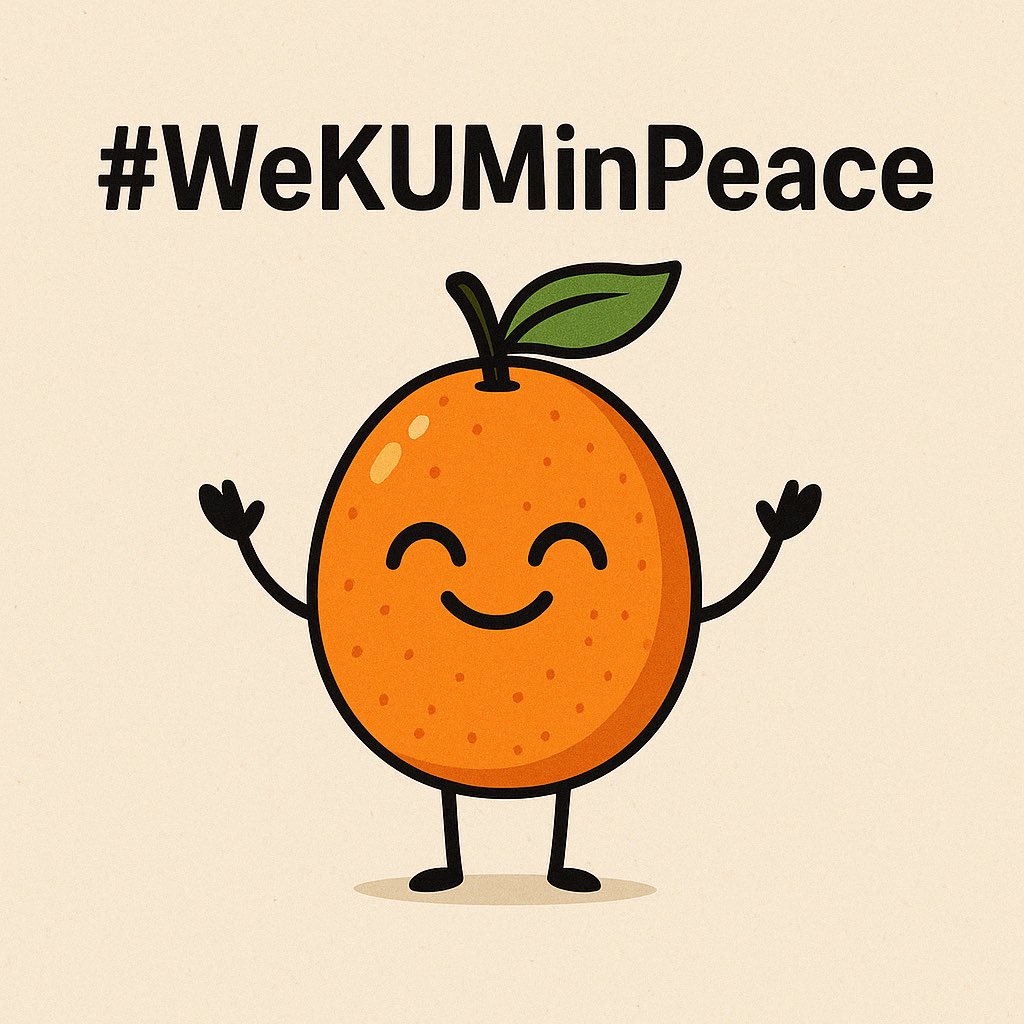 KumquatCore's tweet photo. We don’t fight.
We don’t rug.
We just gently and anonymously KUM across the blockchain.
Stay calm.
Stay citrus.
Stay decentralized.
#TinyFruitBigMood
#WeKUMinPeace #KUM #FruitTech #CryptoMeme #DegenLife https://t.co/pCS7l0f20x