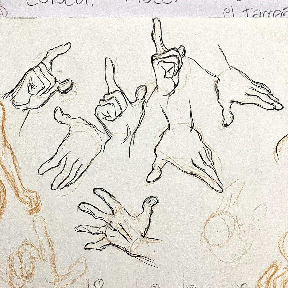 Studies of the hands made by Milt Kahl!!!