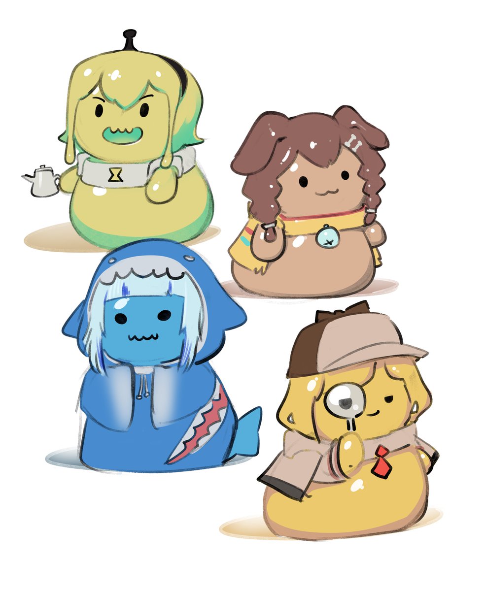 QuinnCassiopeia's tweet image. Some favorite gootubers.
#gawrt #pikart #できたてころね #ameliart