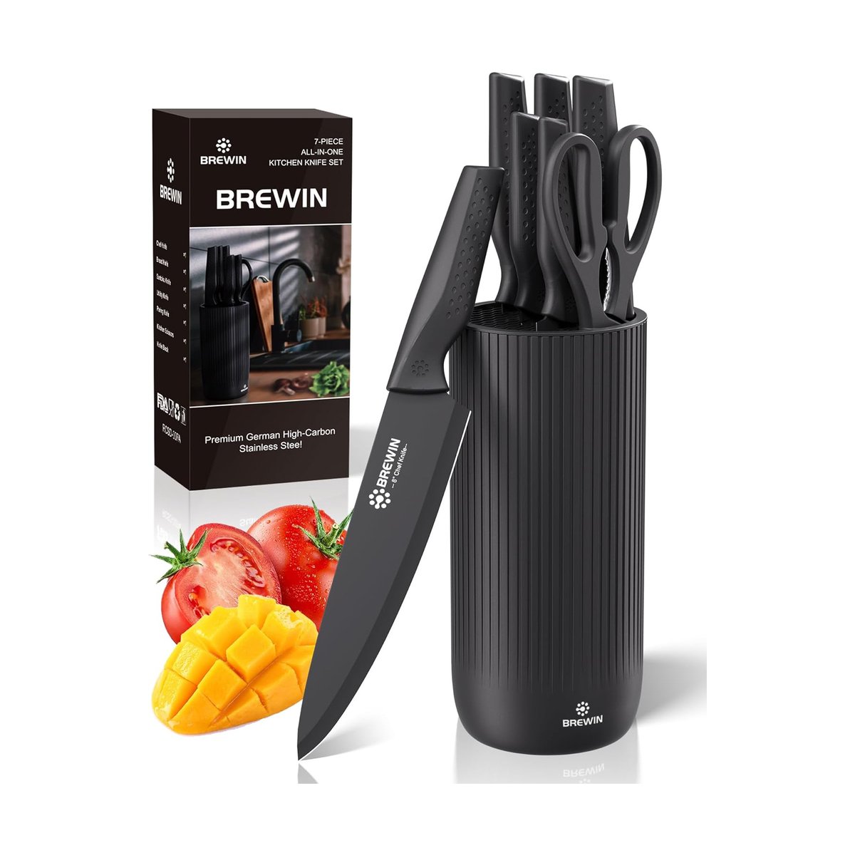 TopKitchensdeal's tweet photo. 🔪 Check out this awesome knife set!
Dishwasher safe &amp; super sharp! 🔪

50% off ends April 21st!
Grab yours now! #NewHomeEssentials #KitchenEssentials

Get yours here: https://t.co/XEqSsKNiSD 🔗 https://t.co/ccnWWLTH5X