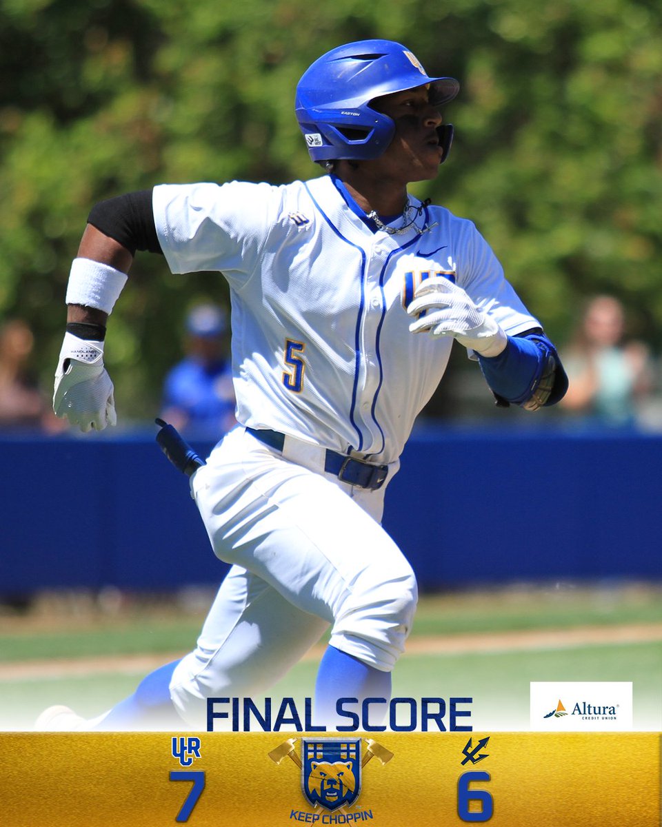 UC Riverside Baseball (@ucr_baseball) on Twitter photo FINAL: UCR takes game 3 in comeback fashion topping 7-6 over UCSD. FINAL: UCR takes game 3 in comeback fashion topping 7-6 over UCSD.