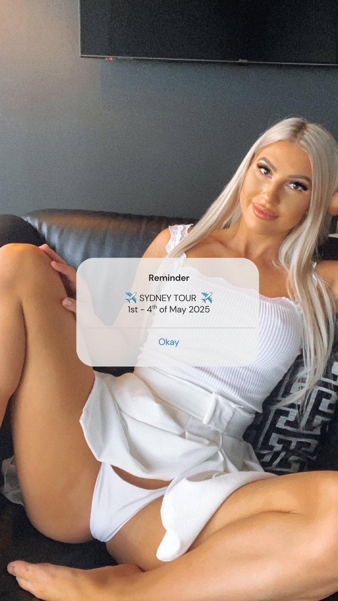 ✈️ SYDNEY TOUR ✈️

1st-4th of May 2025

ONLY 2 bookings left! - check my bio to
Secure your spot 🥰