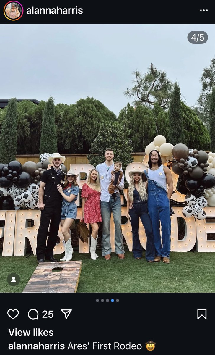 ThunderFilmRoom's tweet photo. Wonder how OKC is spending Playoff Eve? 

The team all went to Shai’s son Ares’ 1st birthday party. 

Which included the rookies having to sing him happy birthday lol. What a team. https://t.co/MJ5NL8xSUU