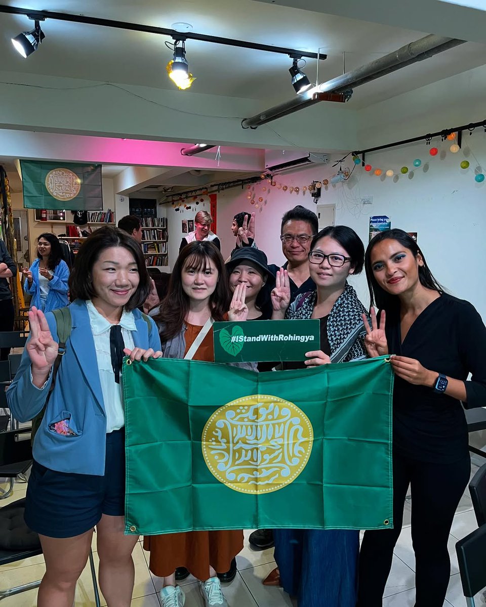 MajomaBegum's tweet photo. Noor Azizah: “From Taiwan to Arakan-our struggles are different, but our dreams are the same: freedom, dignity, and a future rooted in truth.”
Proud of you!
#TaiwanSolidarity #GregConstantine
#EndRohingyaGenocide #NewBloom #BrianHioe
#StatelessNotVoiceless #FromBurma To #Taiwan https://t.co/ci0cmP3EIK
