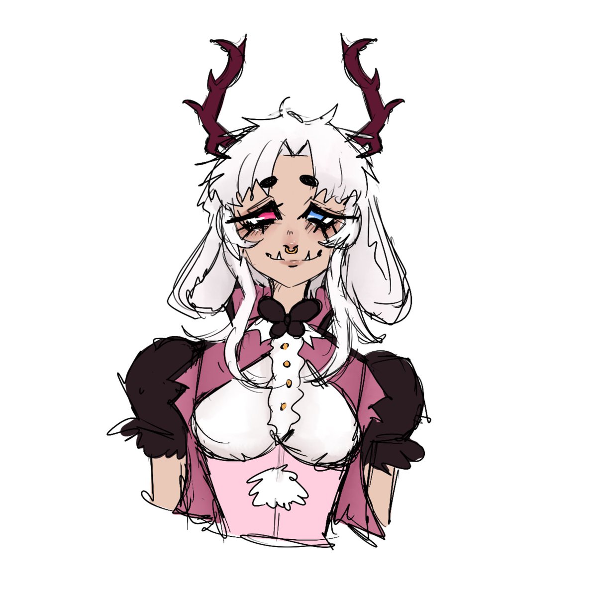 clown_otic's tweet image. drew you on stream &amp;gt;:)) lovelovelove jesters heheh :)