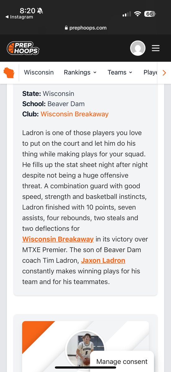Thank you for the write up <a href="/WisBBYearbook/">Mark Miller</a> !

<a href="/WIBreakaway/">Wisconsin Breakaway</a> <a href="/bdboyshoops/">Beaver Dam Basketball</a>