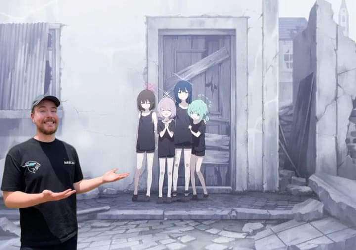 Mr Beast was personally invited by Beatrice to help feed her child soldie- I MEAN STUDENTS