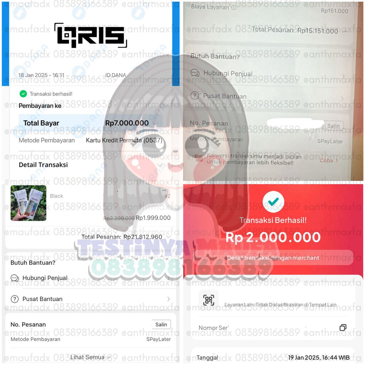 prtezel's tweet image. 3158 #ZonaUang

Mau gestun❓ Ke @maufadx bisa nih, satset. Bisa gestun all paylater, cair cepat &amp;amp; trusted dengan testi yang selalu update di pinned😻🖐🏻