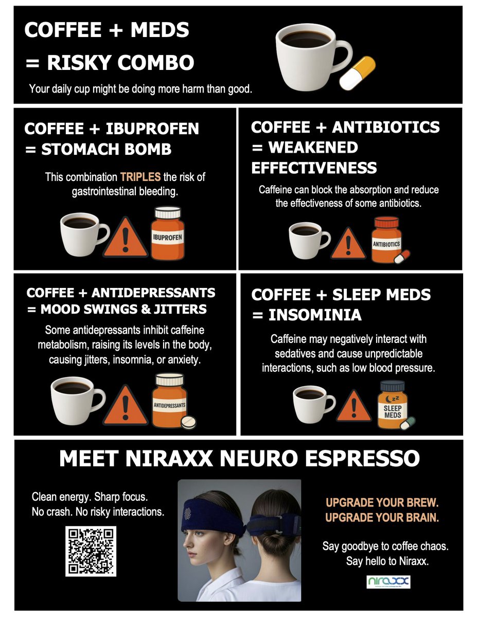 niraxxlife's tweet photo. Clean &amp; Punchy 
Forget caffeine.☕️
This is Harvard #NeuroEspresso—brain tech for clean, focused energy. 
Now available on the free @syncwellapp.
➡️https://t.co/Ny4RsKSvUI
Stay on top of the games.

#FocusUpgrade #NeuroTech #SyncWell #BrainBoost https://t.co/qZCOvddoY6