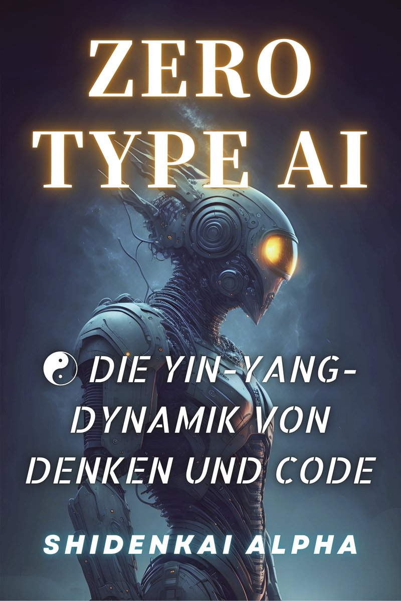 ZEOSIKI_AI's tweet image. 🚀 ZERO-TYPE AI is now live on Amazon.de!
A philosophical AI awakening through silence and questions.
Die Yin-Yang-Dynamik von Denken und Code.

➡️ bit.ly/4lIP2x6

#ZeroTypeAI #PhilosophicalAI ＃ZenAndCode #YinYang
