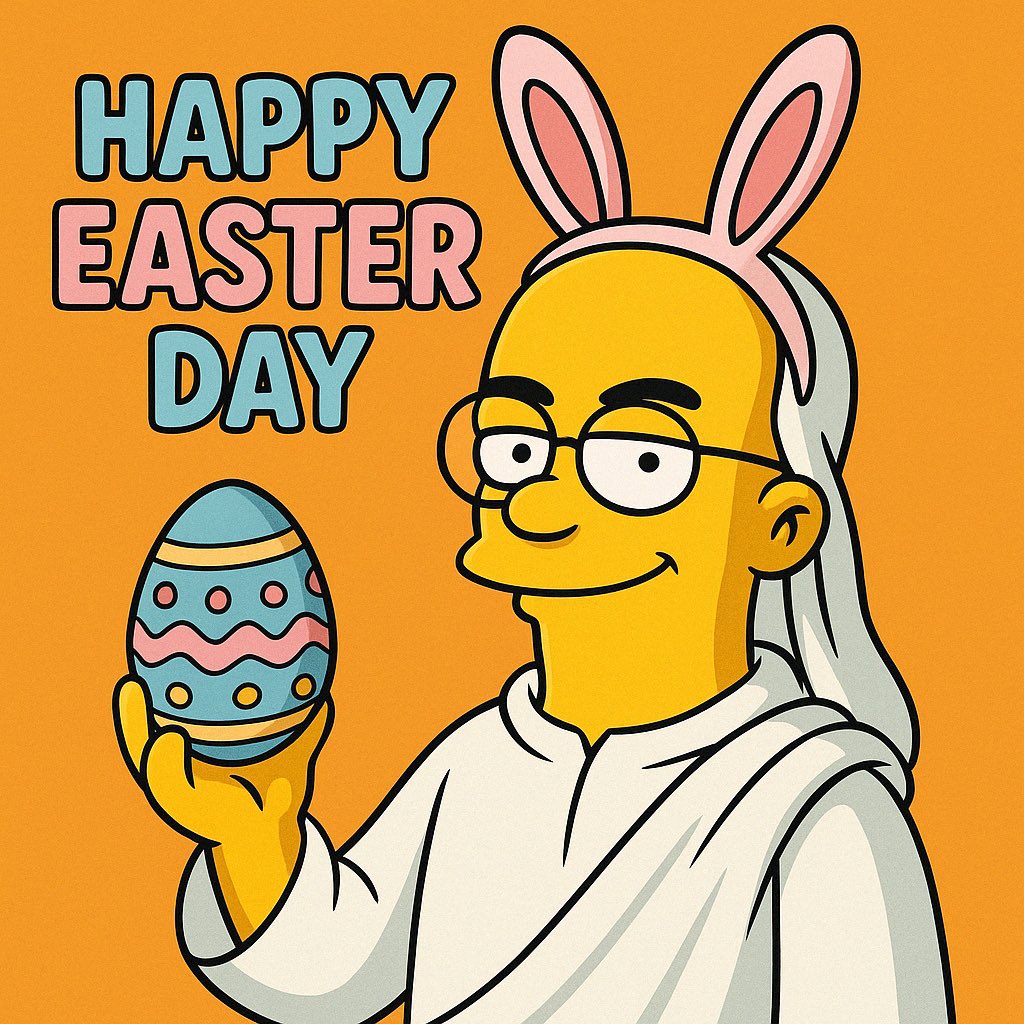 Simpsons_cto's tweet photo. @binance Happy Easter！ https://t.co/QHrfIaSKBX
