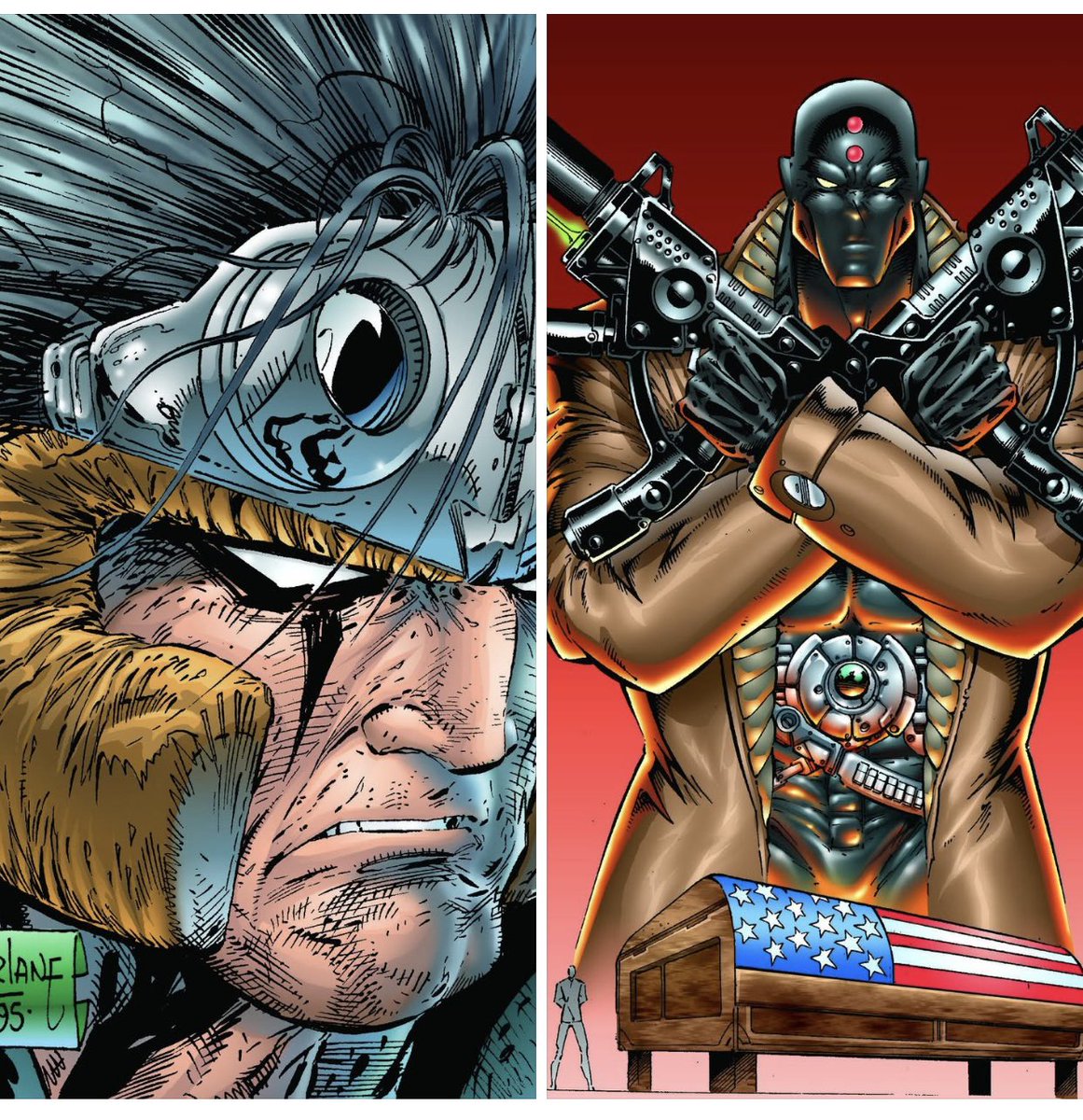 From 5 years ago… I was digging in my digital files and found these two morsels for you guys. McFarlane &amp; Platt trading cards I colored.