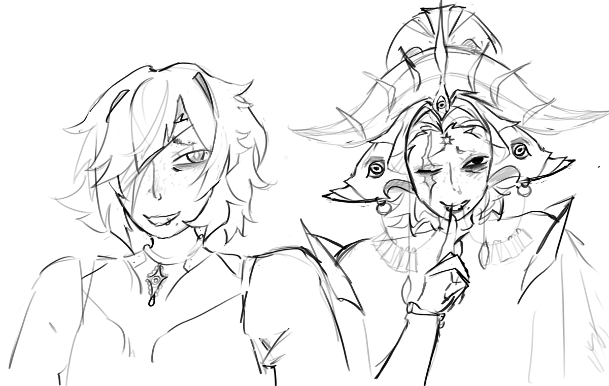//drawings of this loser... i cant put it as my pfp bc its not coloured in but u get it