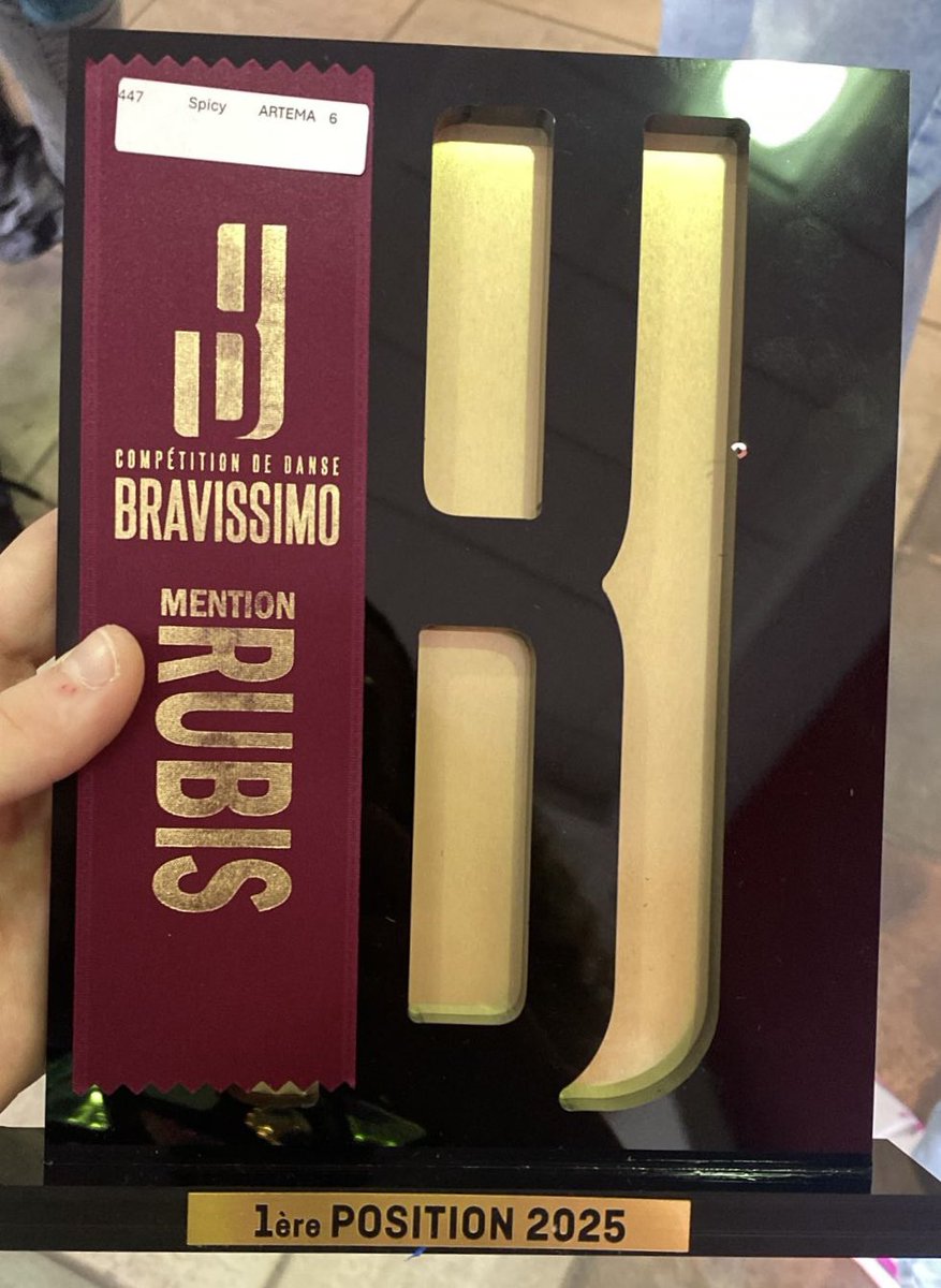 olnic1974's tweet photo. Gwadloup douvan ! 🤩
Félicitations à l’équipe de #danse #hiphop du centre ARTEMA de Basse-Terre qui obtient ce samedi un 1e prix 🥇 « mention Rubis » au concours de danse international #bravissimo2025 à Montréal au Canada. 
Lè I bon, di i bon ! 😉
#Guadeloupe https://t.co/RCw94rPTXm