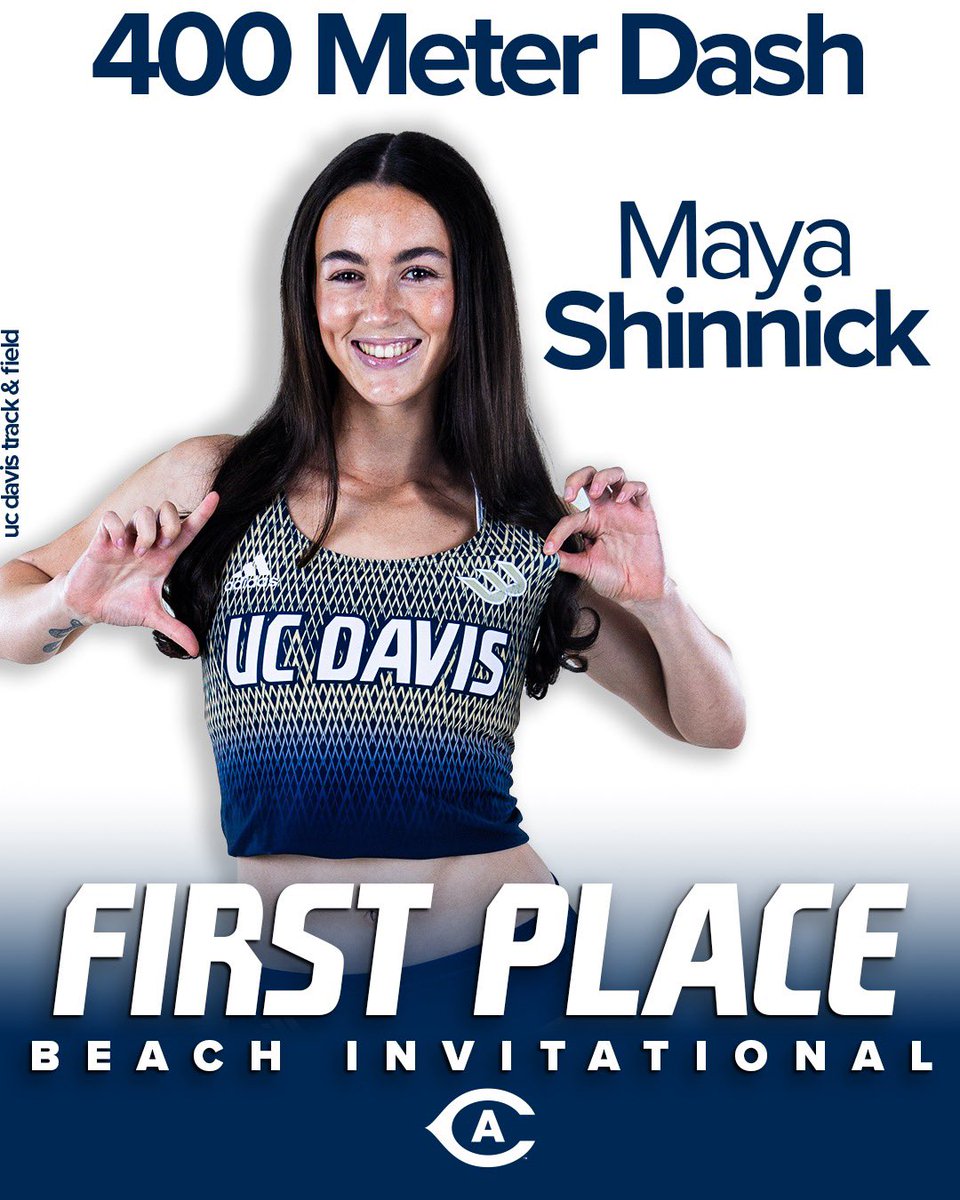 Capping of the Beach Invitational with another golden finish, writing herself second in Aggie records with a 53.67 second time! 🤩

#GoAgs