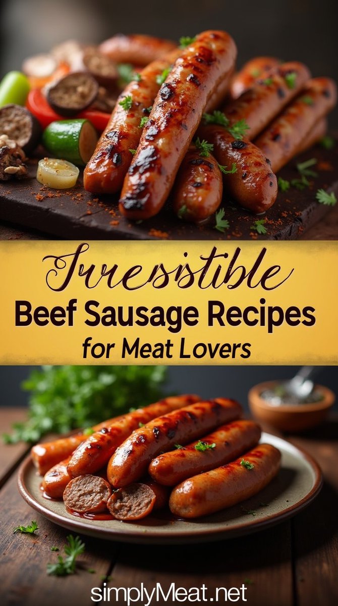 SimplyMeat2025's tweet photo. 🌭 Looking for tasty Beef Sausage Recipes?
From breakfast to dinner, these ideas are juicy, hearty, and full of flavor! 🥩🍳
Perfect for easy meals your family will love ❤️
Check them out 👉 https://t.co/69bLBlfxhp
#BeefSausage #SausageRecipes #SimplyMeat #EasyMeals #MeatLovers https://t.co/EKq0o3ySzV