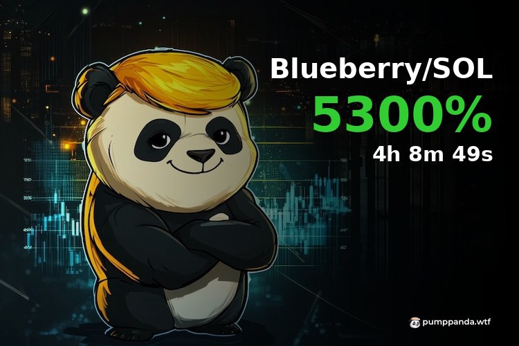 $Blueberry up 53.0x! 🚀

Called in our free Pump Panda signal group at $50.0K marketcap.

Many more bangers in our free group. Join now via the link in our bio and win with our community! 🐼

Top performers last 24h:
$Blueberry - 61.5x
$MIXE - 12.8x
$FISH - 9.9x
$GOBLIN - 9.6x