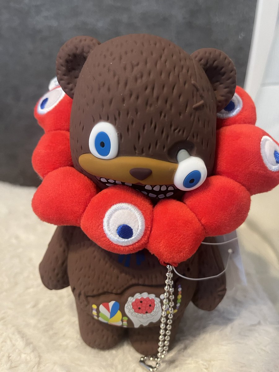 やっとGET!ミャクミャクロゴぬいぐるみ！ ハミクマにセットで、ハミク