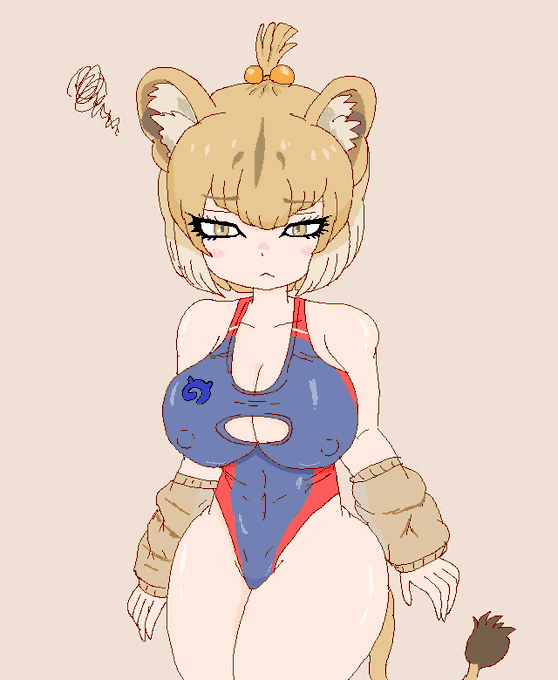 競泳水着もイイヨネ🦁 