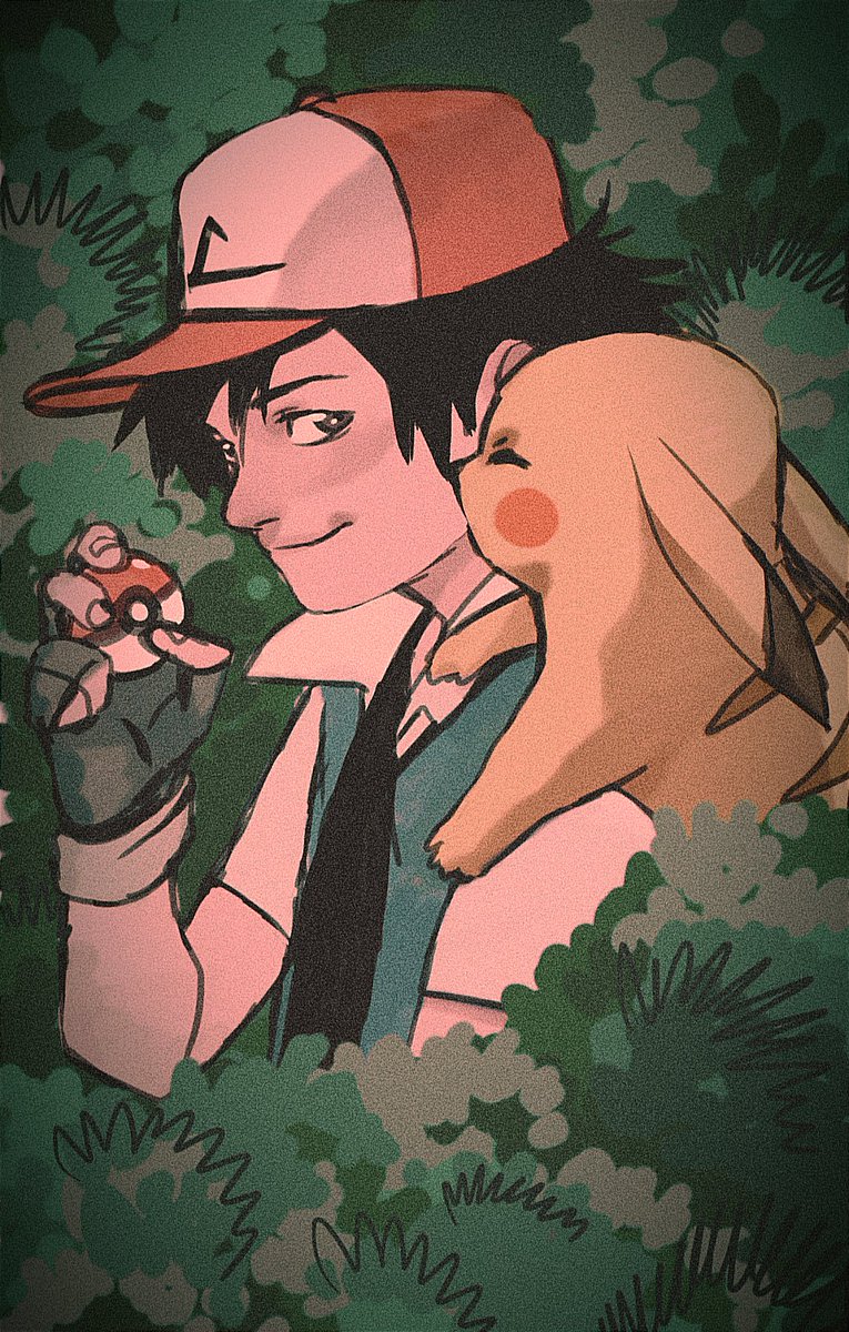 Madebymanta's tweet photo. Ash and pikachu

#Pokemon #anime #fanart #illustration https://t.co/zM5zznAMIs