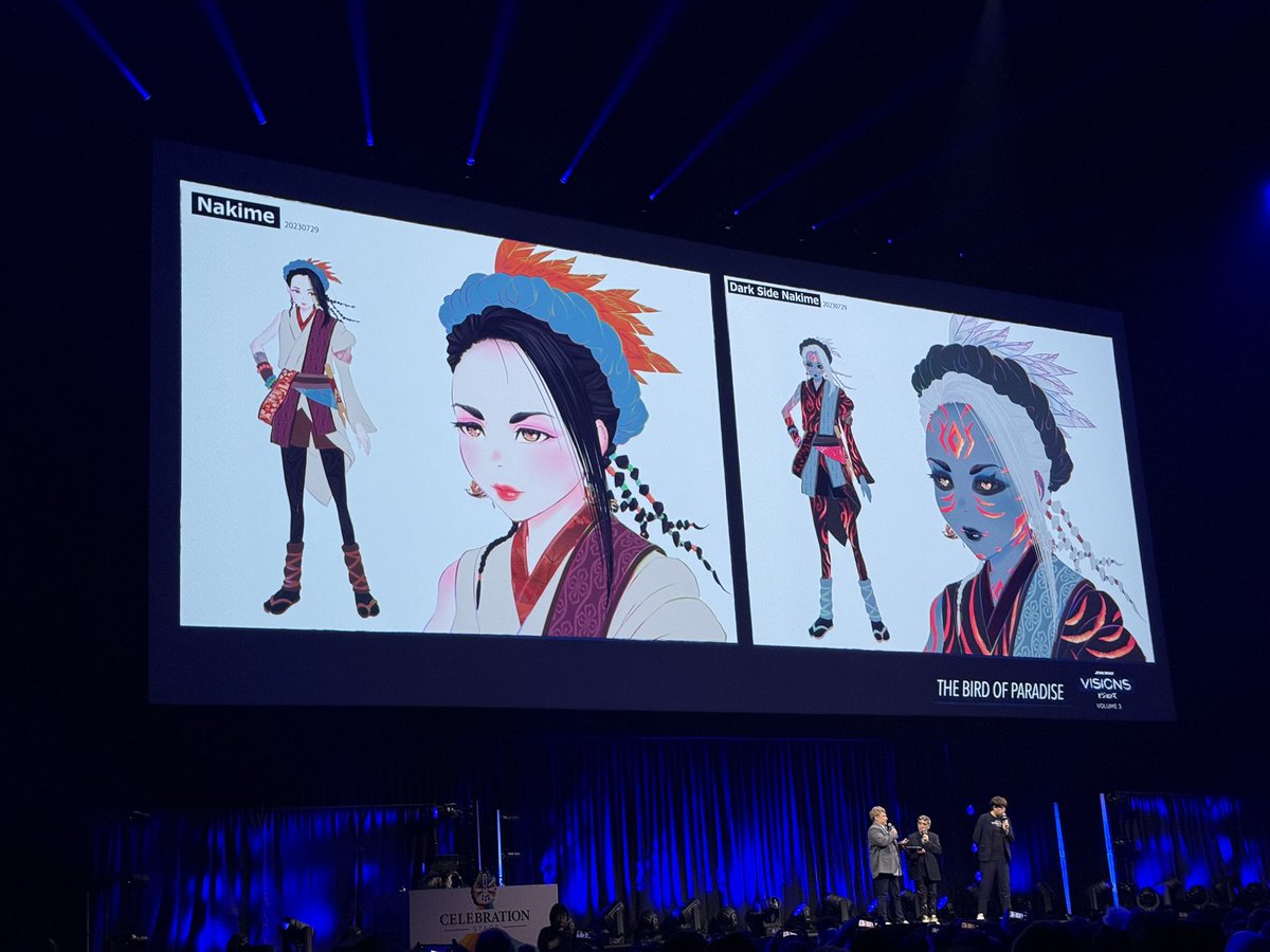 JediNewsNetwork's tweet photo. The Bird of Paradise is the penultimate reveal.
@SW_Celebration #SWCJ2025 @StarWars #Visions https://t.co/JAsjxkl3kX