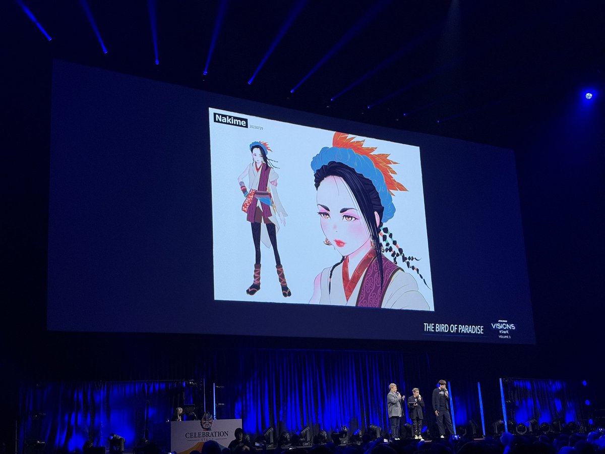 JediNewsNetwork's tweet photo. The Bird of Paradise is the penultimate reveal.
@SW_Celebration #SWCJ2025 @StarWars #Visions https://t.co/JAsjxkl3kX