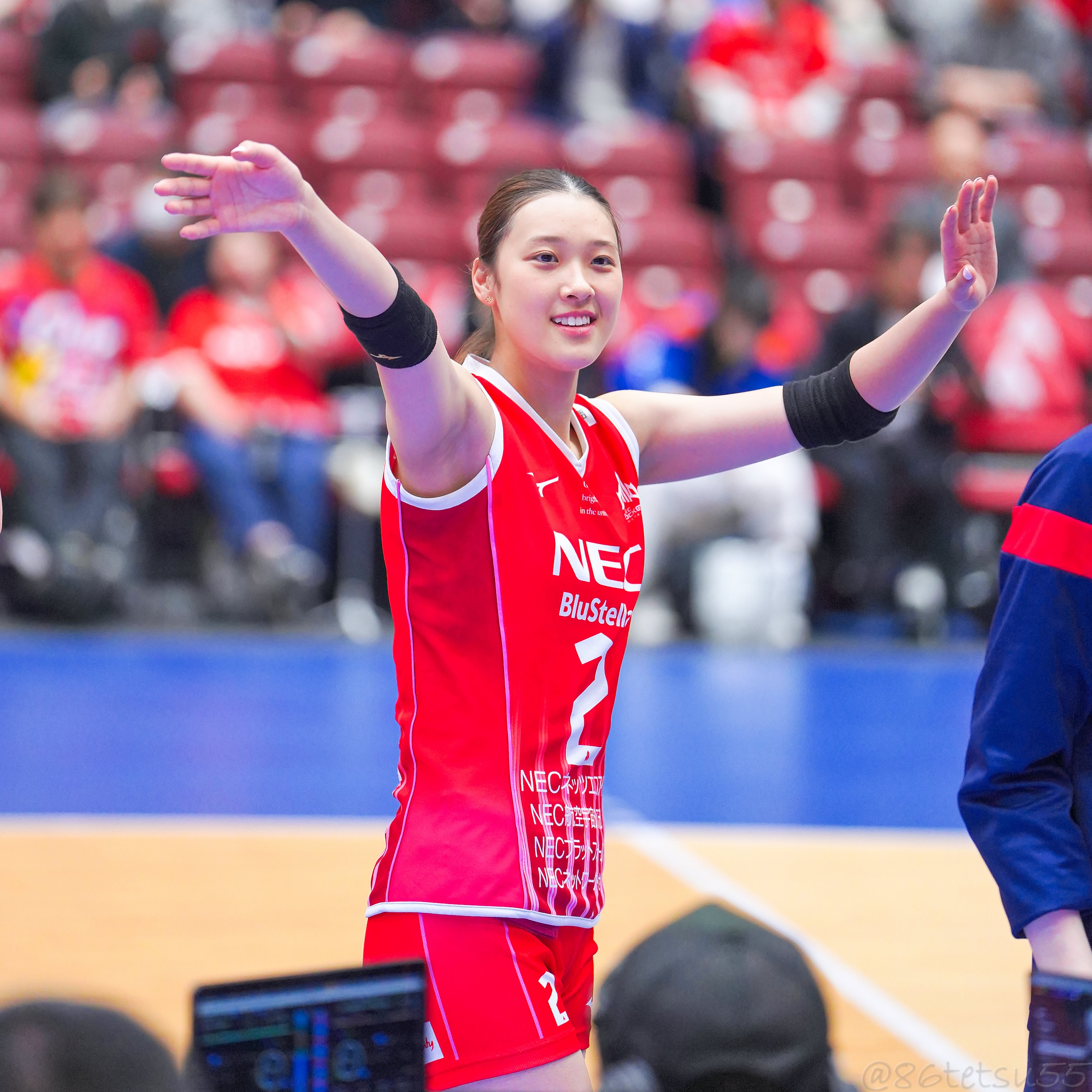 NECレッドロケッツ川崎　ユニフォーム　クリアファイル　佐藤淑乃選手 NECレッドロケッツ川崎 ユニフォーム クリアファイル 佐藤淑乃