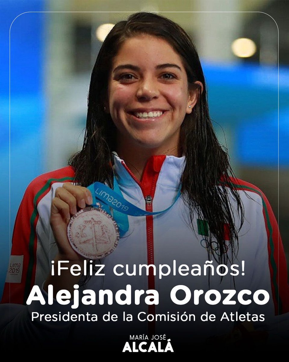 Querida <a href="/AleOrozcoLoza/">Alejandra Orozco</a> espero estés disfrutando tu cumpleaños.
Deseo que sigas llenando tu vida de éxitos, ahora también en lo profesional. ¡Un fuerte abrazo!