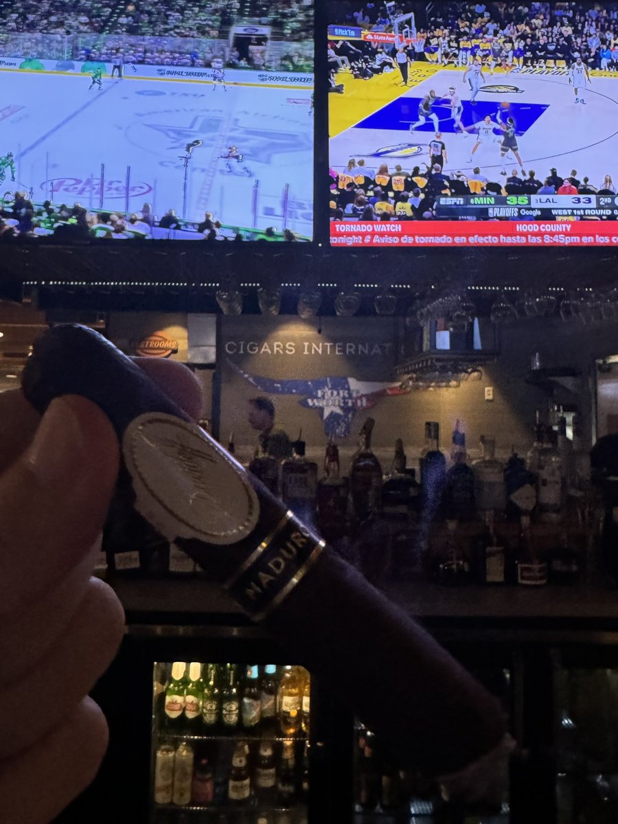 Go <a href="/DallasStars/">X - Dallas Stars</a> 

Go <a href="/luka7doncic/">Luka Doncic</a> 

Geeked up watching both with a Davidoff Maduro 2024 Robusto #Cigar