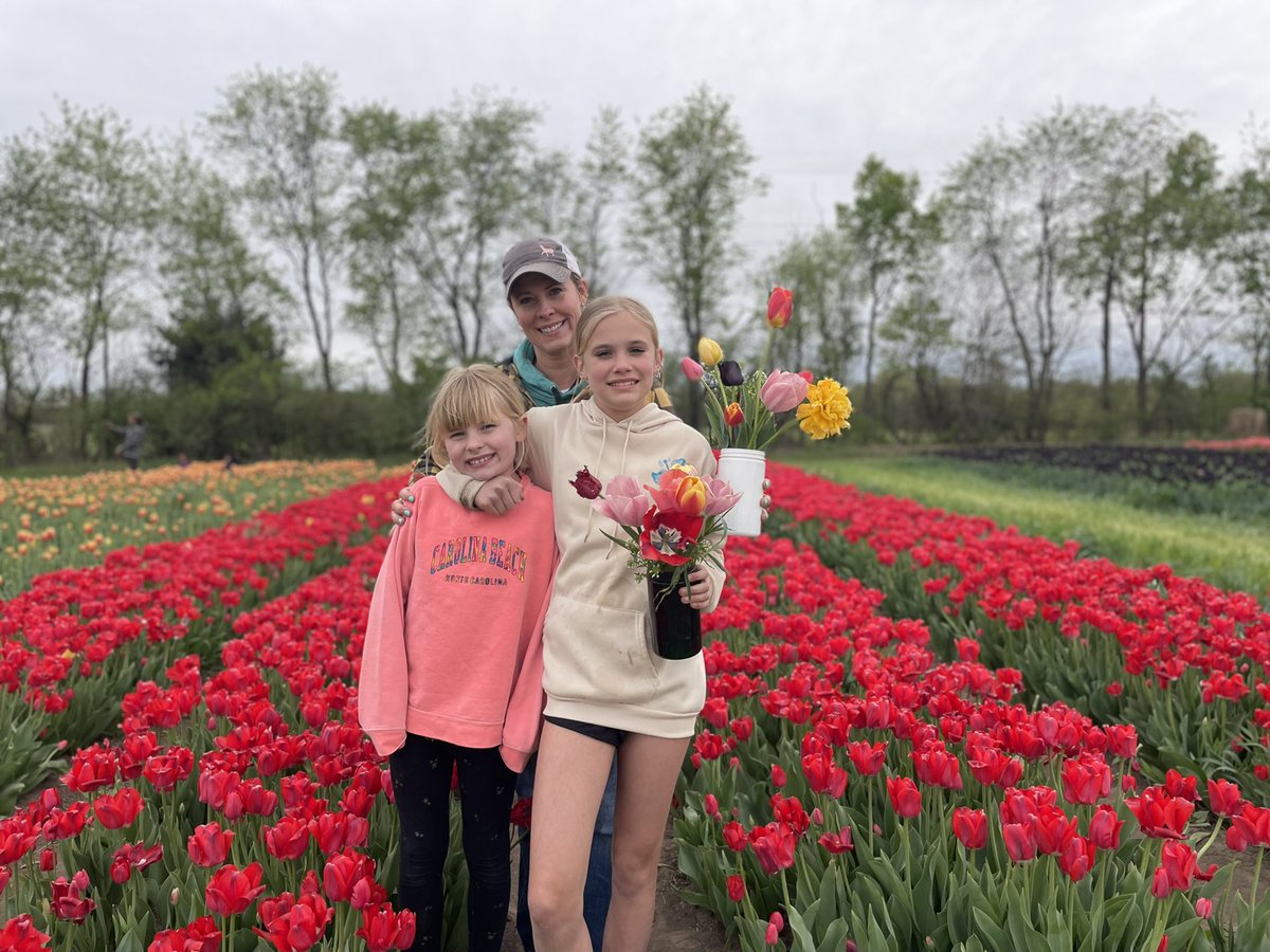 Thanks <a href="/WesWeather/">Wes Peery</a> for holding off that rain today so I could take the girls to the tulip festival at the Fun Farm in Kearney!