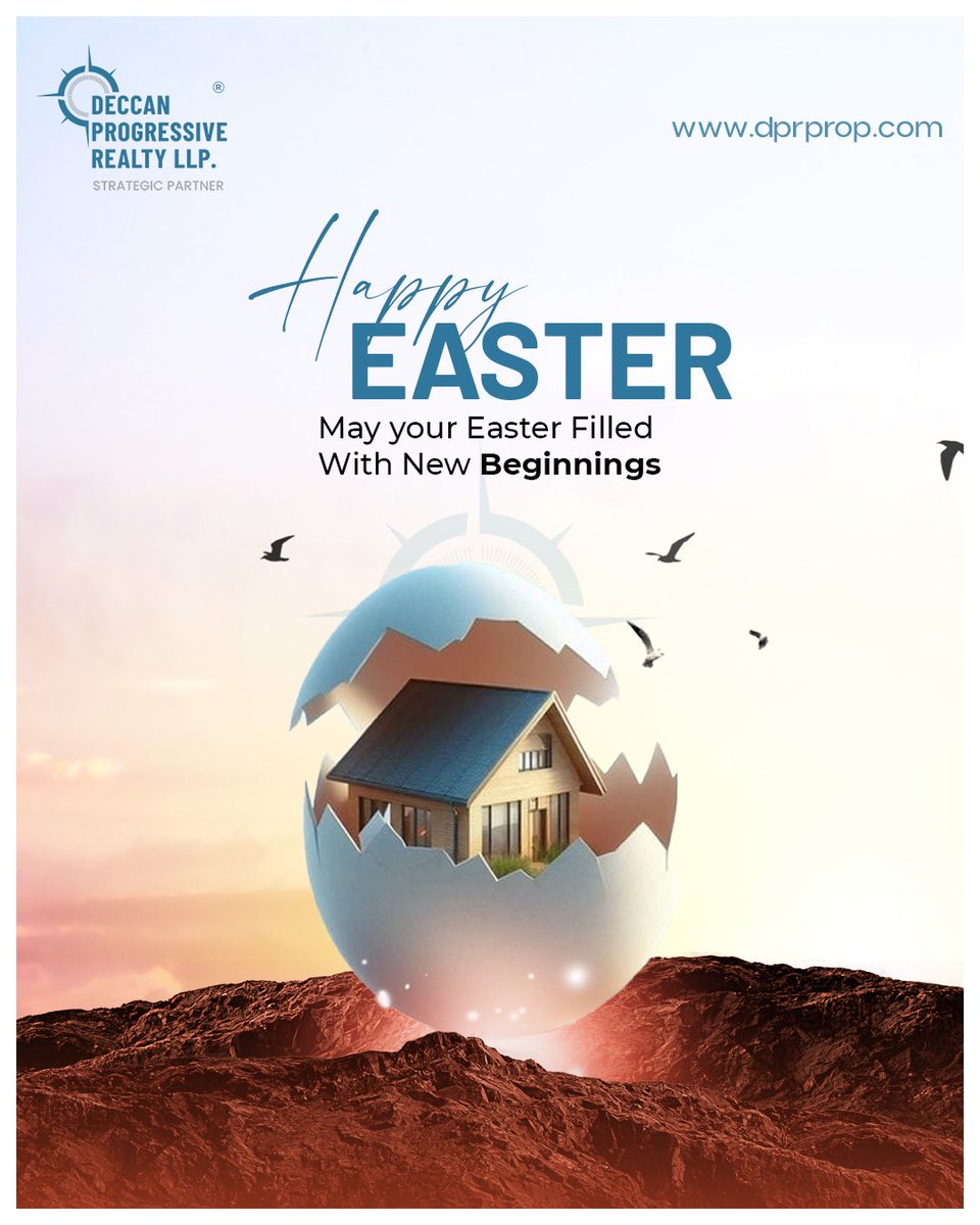 DeccanProp's tweet photo. Wishing you a joyful and prosperous Easter! May this season of renewal bring new beginnings and endless opportunities.

Just like this beautiful home, may your dreams take flight and grow in the right direction.

Happy Easter from Deccan Progressive Realty! 💫

#HappyEaster #DPR https://t.co/krXUl8o1SC