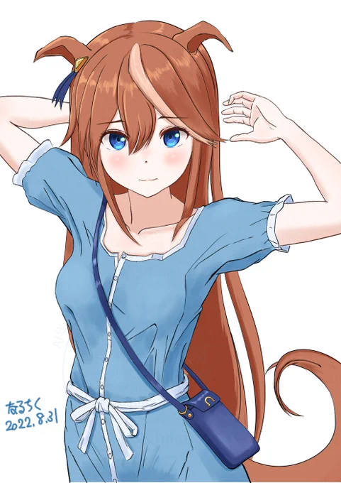 「トレーナー、変、かな?」 テイオーのお誕生日なので再掲 数年前はウマ娘も描いてました。 2期のテイオー最高にカッコ良かったなー。