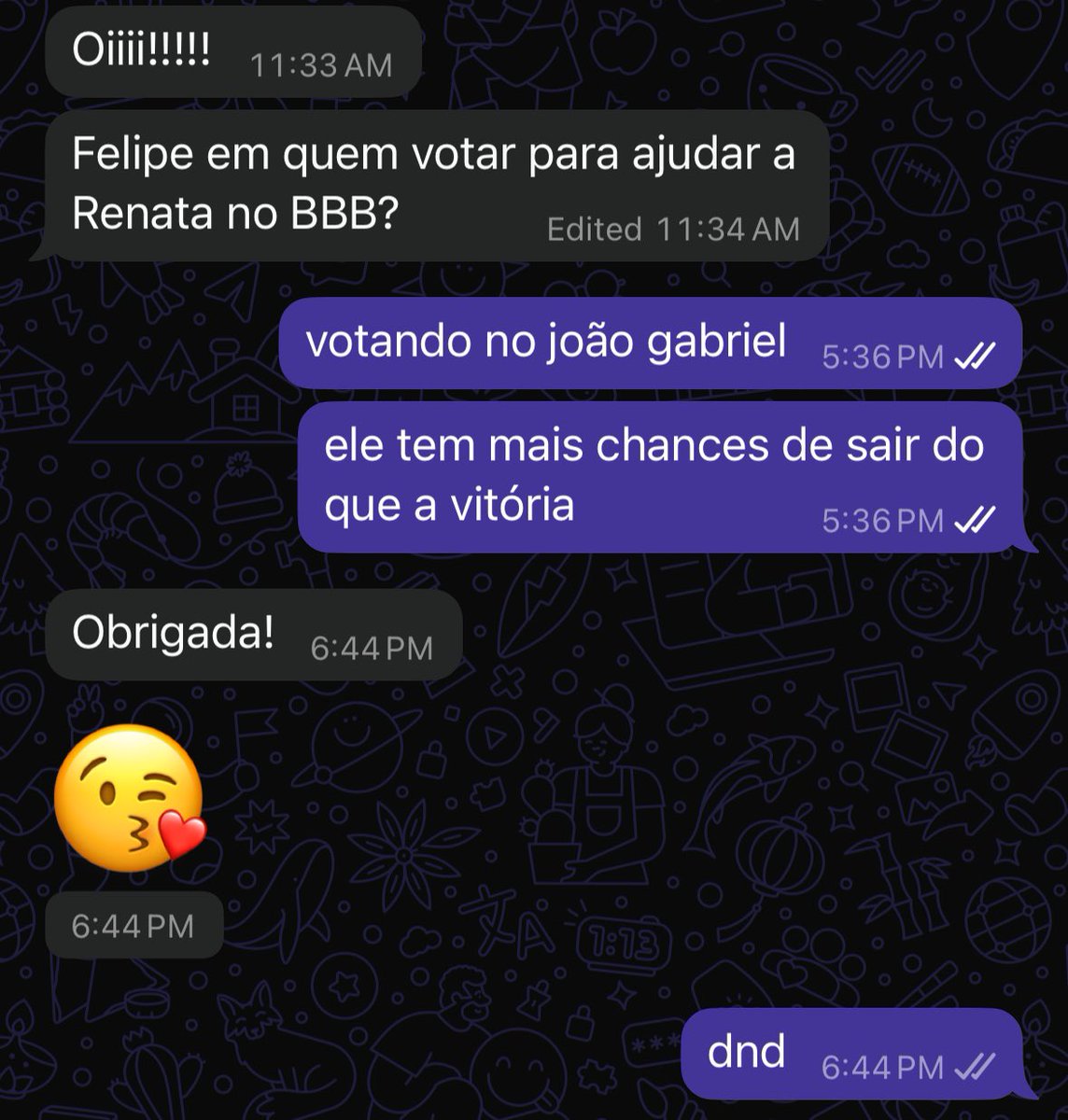 D1jybq's tweet photo. Sou do Ceará, minha tia perguntou em quem votar pra salvar a Regralha, mais um voto único pra conta #BBB25 #ForaGabriel https://t.co/UQ5P37Gbv6