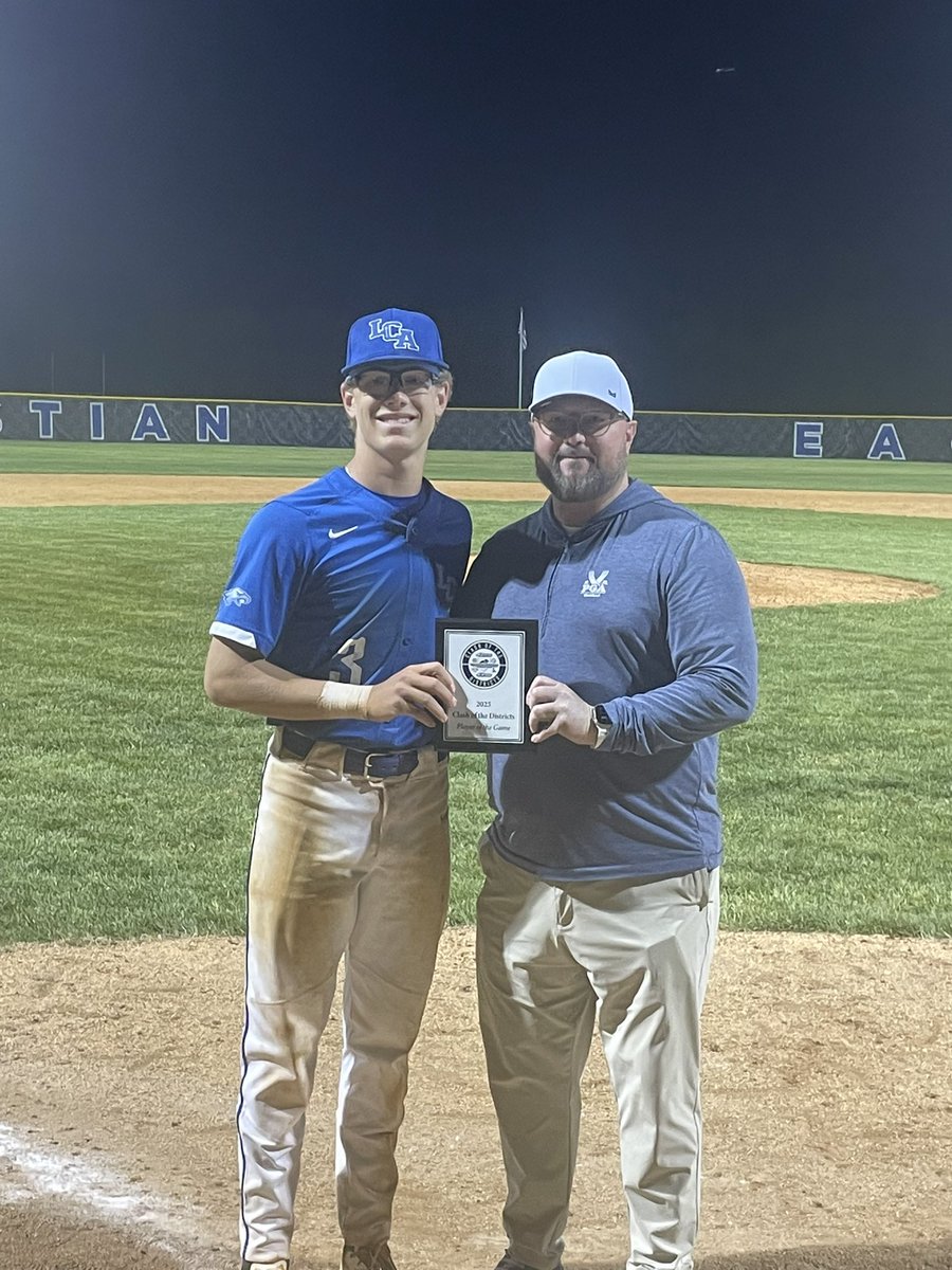 Frederick Douglass defeats LCA 9-5 in the finale of the Battle of the Districts.  Congrats to our players of game Sam Pearson of LCA  and Reese Harbison of Douglass.   Great day of baseball!
