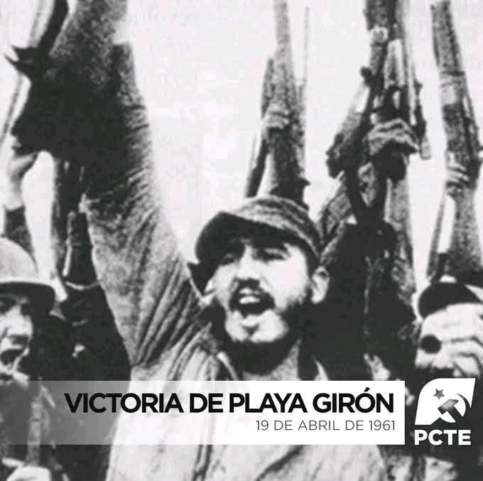 MagalisAcuna's tweet photo. Ell 19 de abril de 1961, Cuba demostró al mundo su voluntad de defender el proceso revolucionario iniciado el 1 de enero de 1959, a 64 años de la victoria de la invasión mercenaria por Playa Girón, seguimos en combate #VictoriaDelPueblo #Azucareros
#CubaViveEnSuHistoria https://t.co/p0Dbr1VNBl