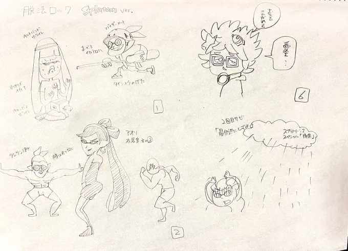 前に描いたスケッチブック見返してたら脱法トゥーンを作り始める前の妄想が発掘された…!描いたのは多分2015年くらい😳😳

👇脱法トゥーンの動画
https://t.co/HarGptViuE 
