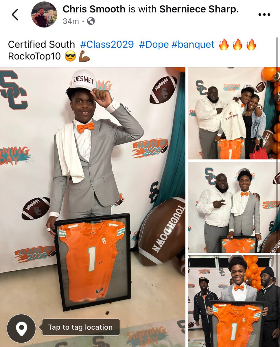Lil league officially over.. high school up next!! 😎💪🏾  <a href="/Sharp5Elite/">Chris Sharp Sr</a>