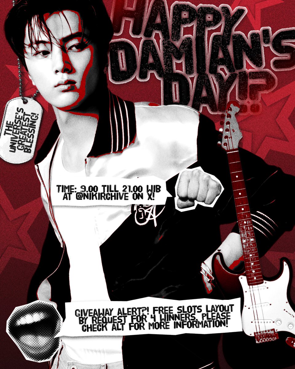Help repost, thank you! 🎱

Dalam merayakan hari ulang tahun kak Damian, akan ada 4 FREE SLOTS LAYOUT BY REQUEST dari kakak cantik, bebas pilih katalog dari Niki dan akan diundi by reply! #TheUniversesGreatestBlessingDamian 🎸

Cek ALT untuk informasi lebih lanjut!
< #zonauang >