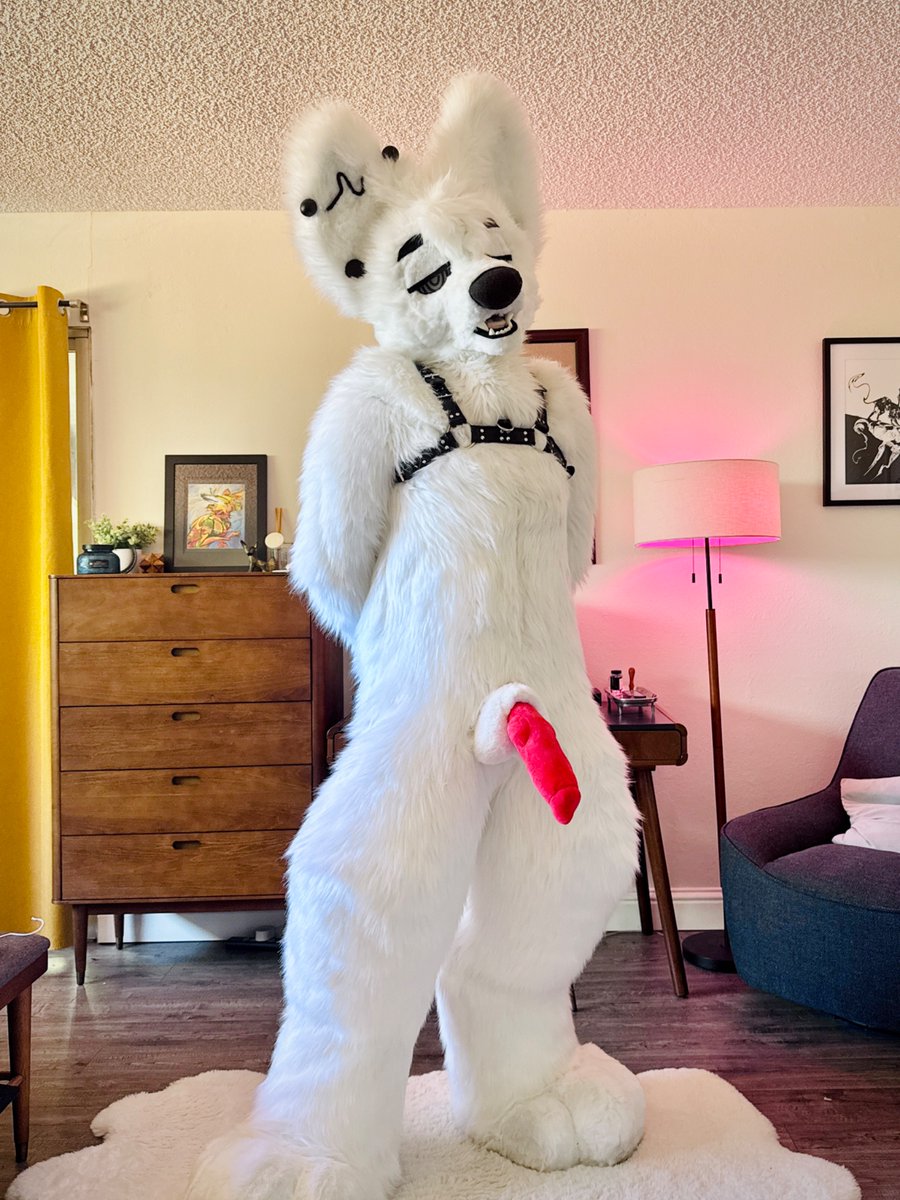 hypnofenn's tweet photo. looks like you got this fox a little excited~ 💄🩷 https://t.co/mnkU5qU9v2