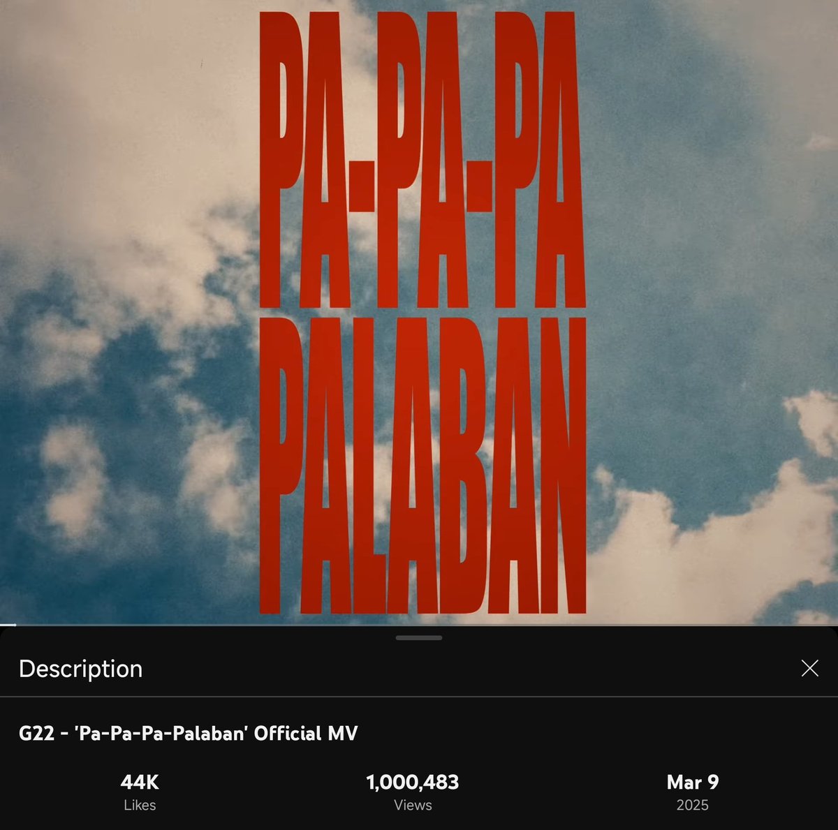 HAPPY 1M VIEWS PA-PA-PA-PALABAN 😭🫶 #G22