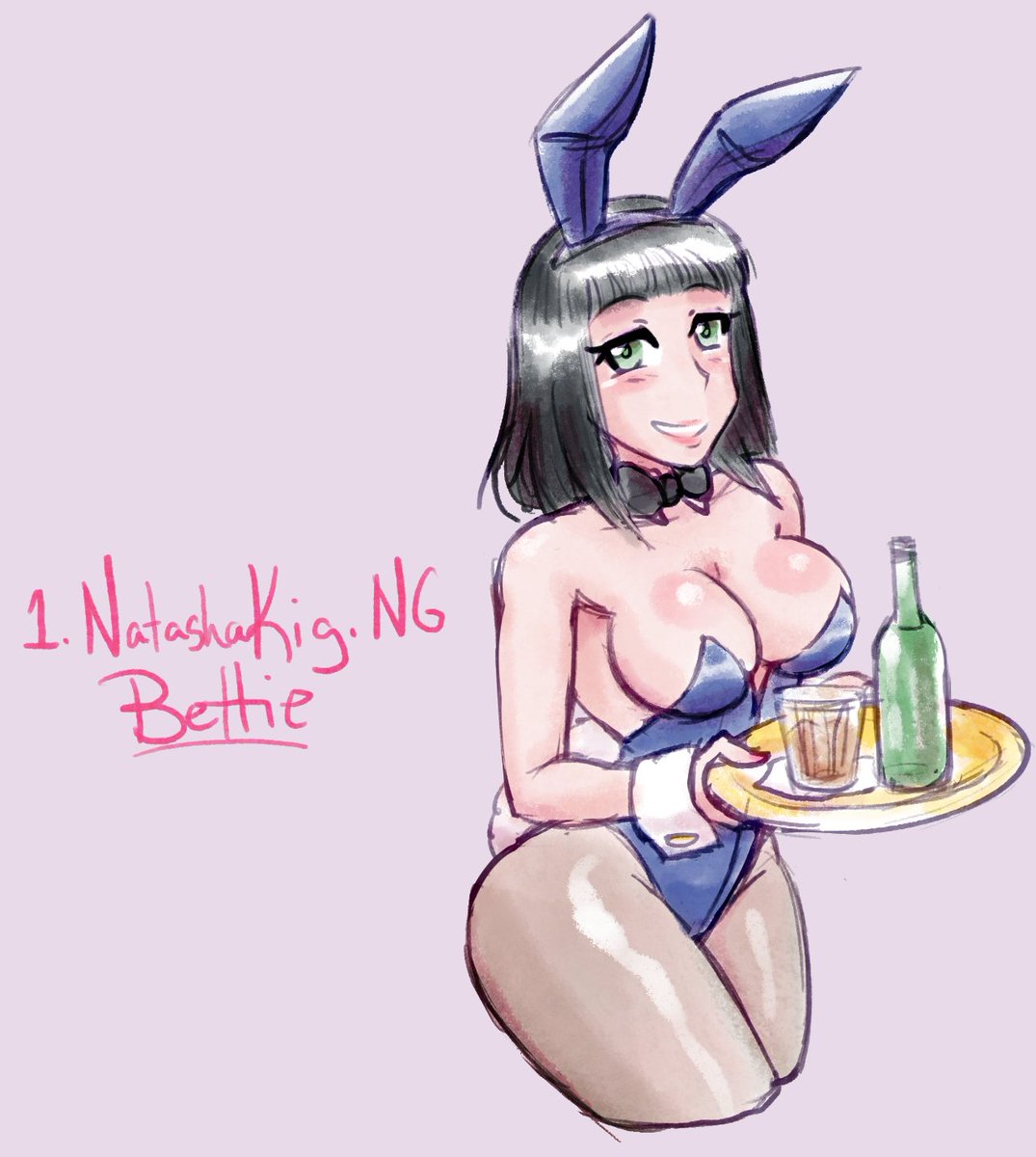 First up, Bettie for NatashaKig.newgrounds! Blue is a good choice. 💙 Let's see who's next!