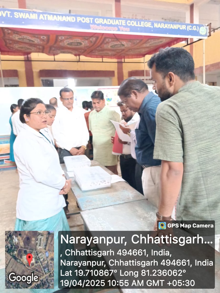 chandakbhagwan1's tweet photo. Glimpses
Dept of Zoology at @SwamiPg organized one day workshop on Insect and their potential role in biological control: A tailored method for agriculture pest management on Dt: 19.04.2025 Under the Coordinator Cell
#CCOST & @IndiaDST
@CGHigherEdu @SMKVBastar @NarayanpurDist https://t.co/CyMnbEW5k7