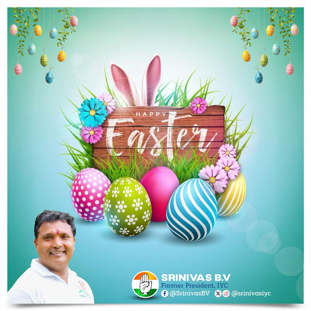 srinivasiyc's tweet photo. Wishing you a blessed Easter overflowing with hope, renewal, and cherished moments! 🐣
Spread joy and share your Easter spirit with #EasterTogether https://t.co/k77TjiASVH